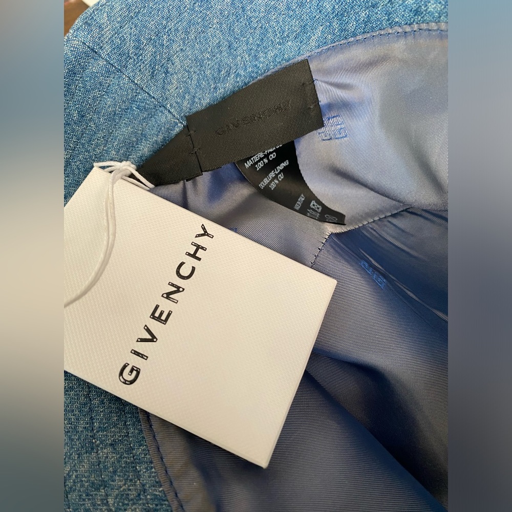 Givenchy Blue Denim Bucket Hat - Picture 5 of 6
